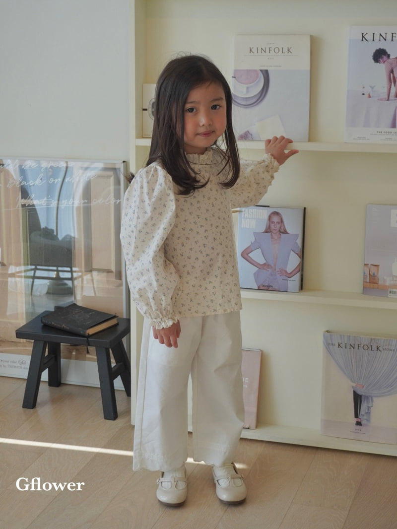 G Flower - Korean Children Fashion - #discoveringself - Flower Shirring Blouse - 6