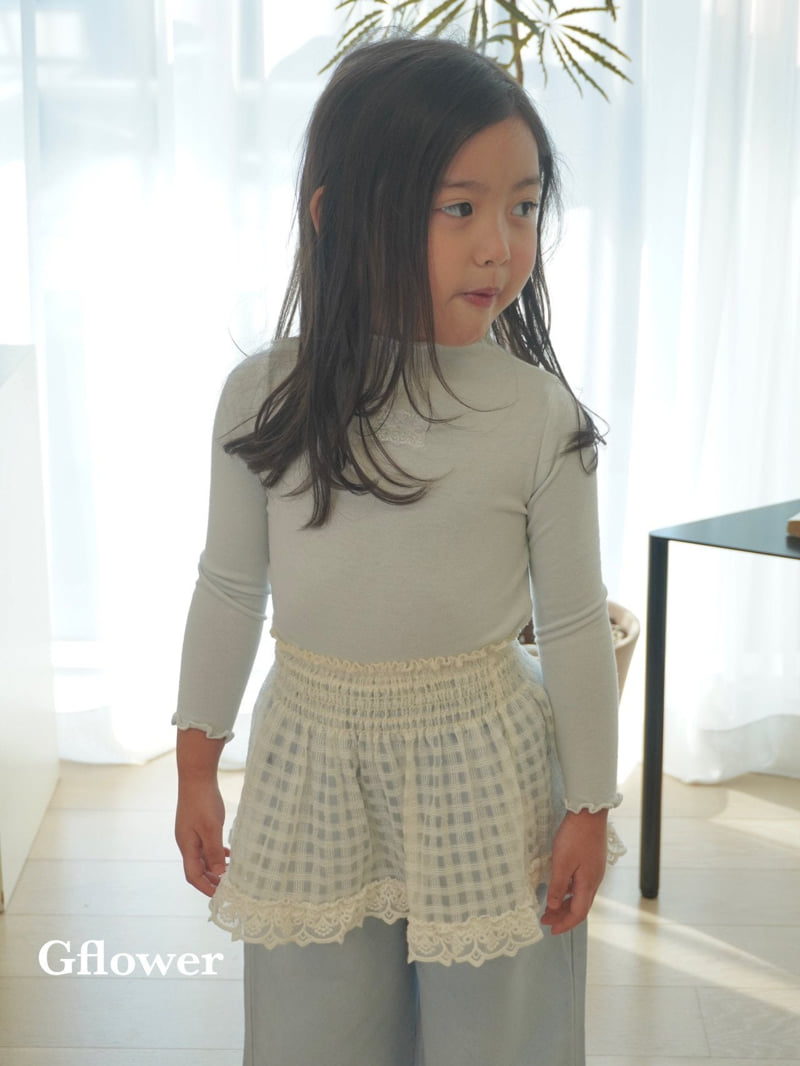 G Flower - Korean Children Fashion - #discoveringself - Lace Jeans Set - 4