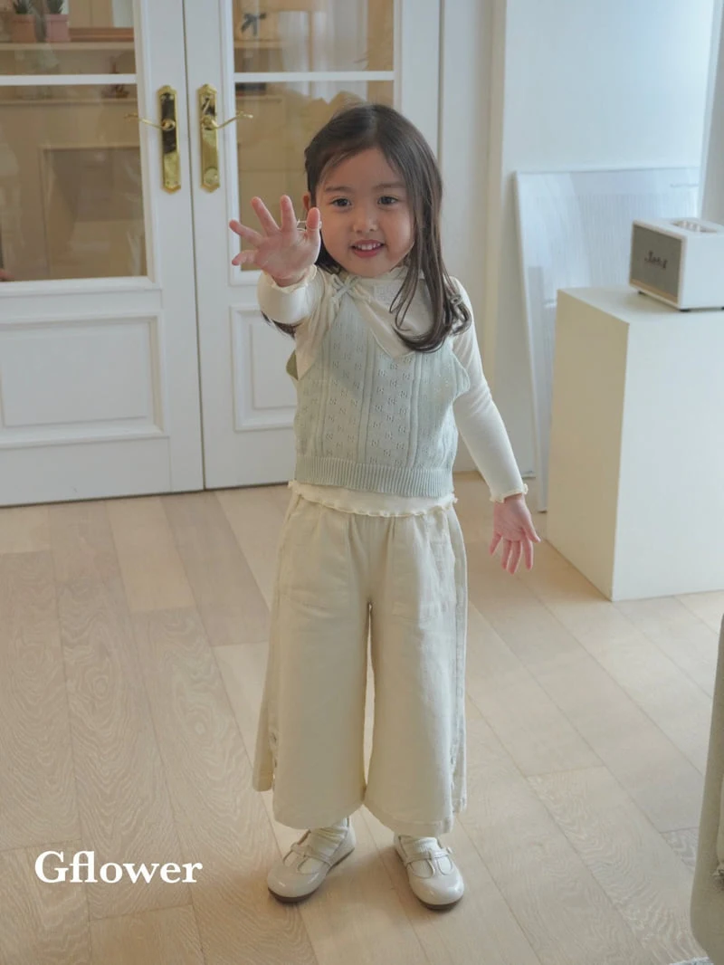 G Flower - Korean Children Fashion - #fashionkids - Button Pants - 3