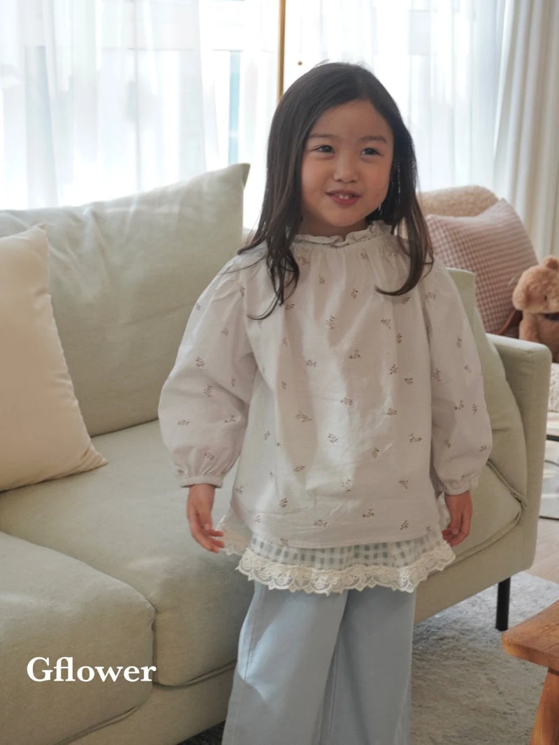 G Flower - Korean Children Fashion - #kidsshorts - Flower Blouse