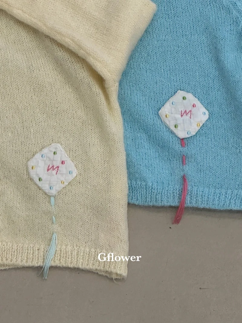 G Flower - Korean Children Fashion - #kidsshorts - Patch Knit Cardigan - 12