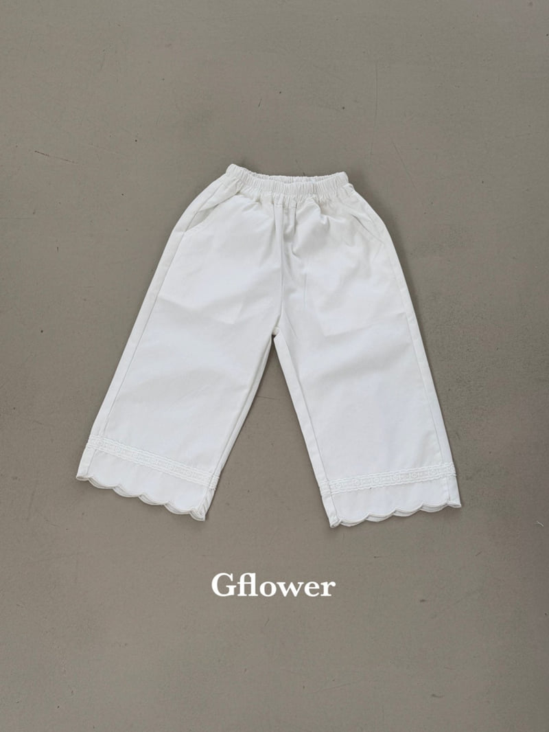 G Flower - Korean Children Fashion - #kidsstore - White Pants - 10