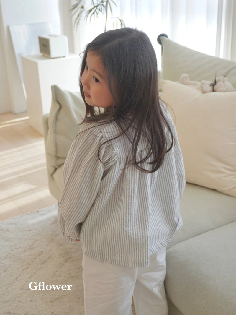 G Flower - Korean Children Fashion - #kidsstore - Striped Blouse - 3