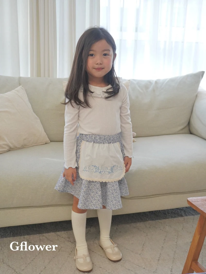 G Flower - Korean Children Fashion - #kidsstore - Blue Skirt - 7