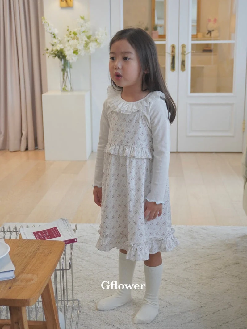 G Flower - Korean Children Fashion - #kidzfashiontrend - Flower One-piece - 6