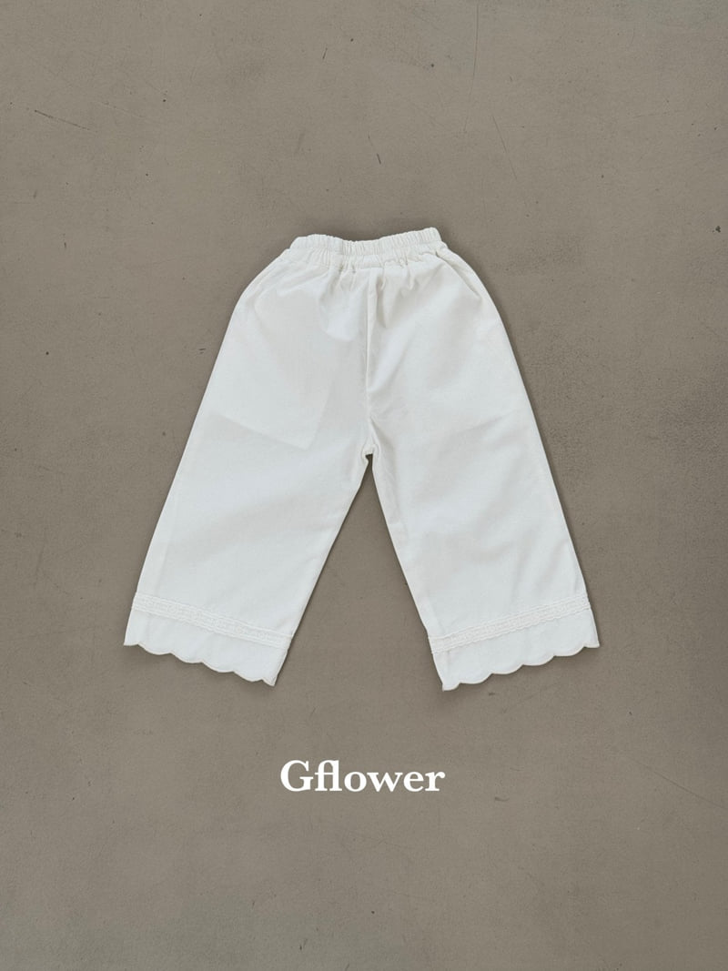 G Flower - Korean Children Fashion - #kidzfashiontrend - White Pants - 11