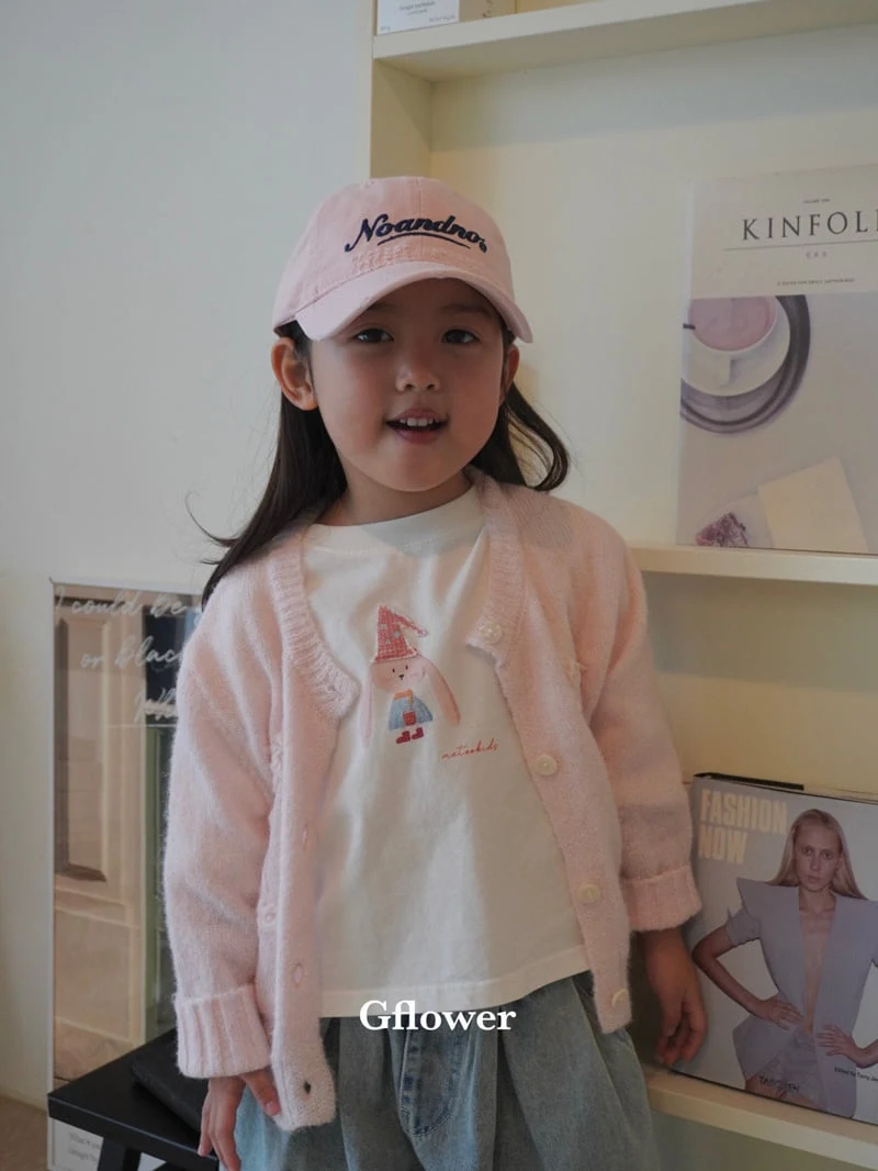 G Flower - Korean Children Fashion - #minifashionista - Patch Rabbit Tee - 3