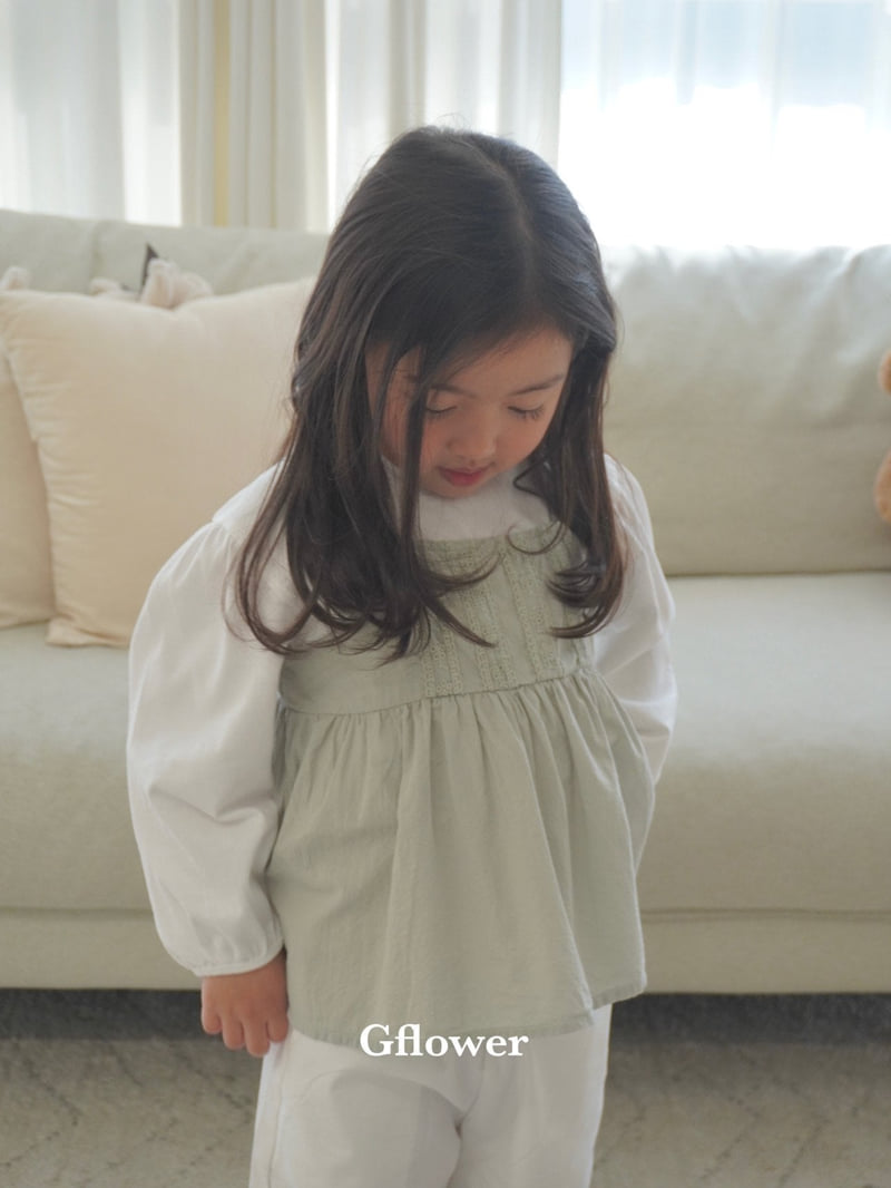 G Flower - Korean Children Fashion - #minifashionista - Lace Sleeveless