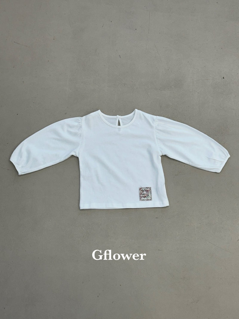 G Flower - Korean Children Fashion - #prettylittlegirls - White Volume Tee - 9