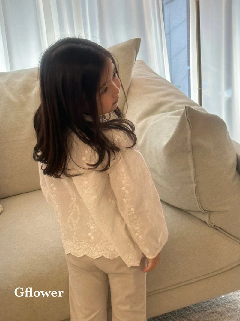 G Flower - Korean Children Fashion - #prettylittlegirls - Lace Blouse - 3