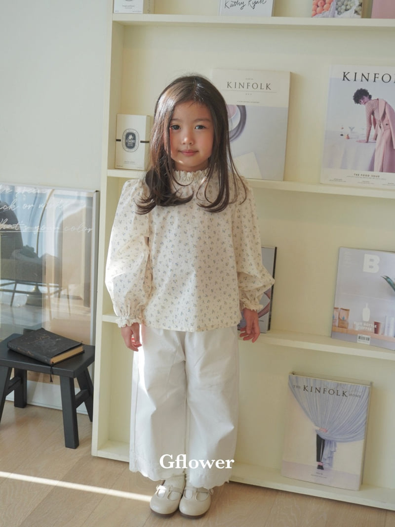 G Flower - Korean Children Fashion - #prettylittlegirls - Flower Shirring Blouse