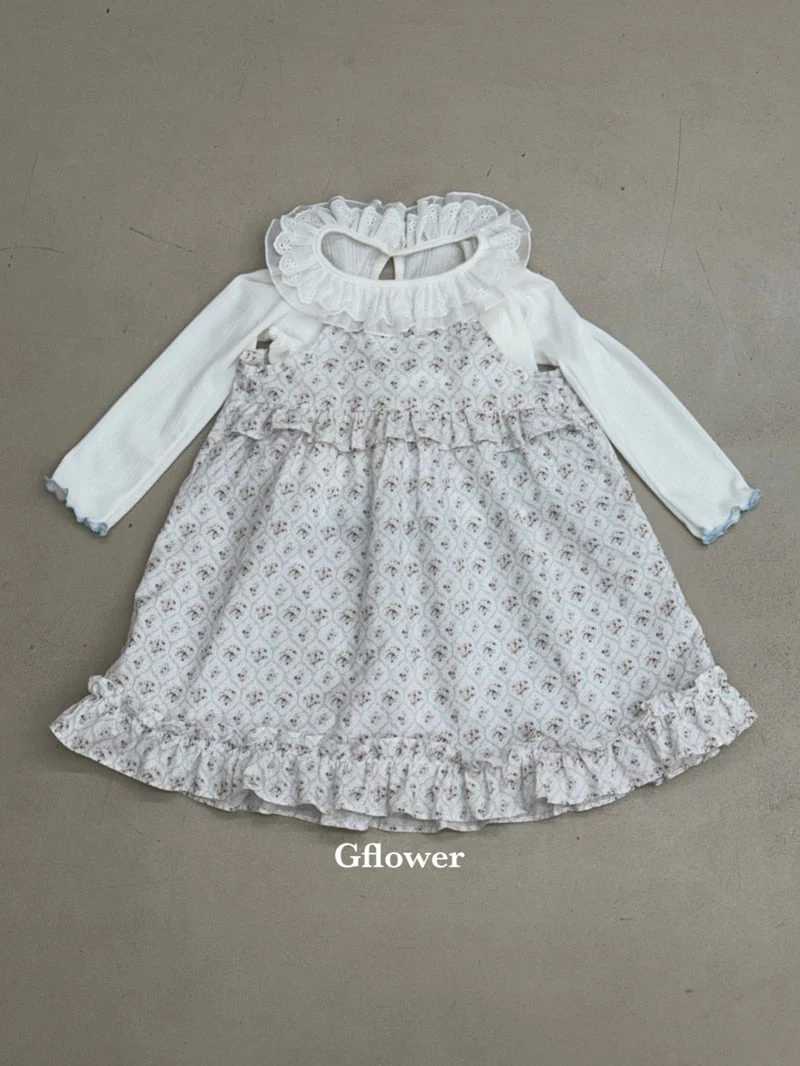 G Flower - Korean Children Fashion - #todddlerfashion - Flower One-piece - 12