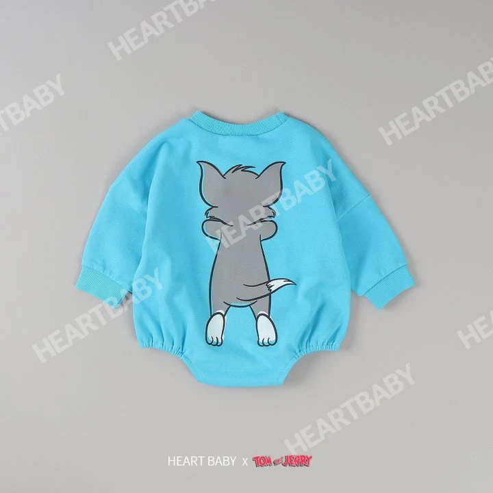 Heart Baby - Korean Baby Fashion - #babyboutiqueclothing - Tom Jerry Peekaboo Suit - 6