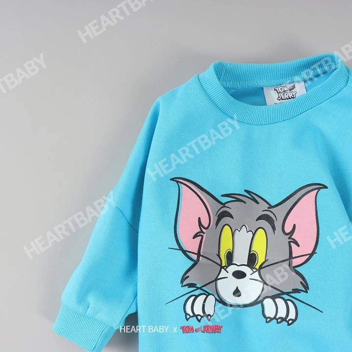 Heart Baby - Korean Baby Fashion - #babyfever - Tom Jerry Peekaboo Suit - 9