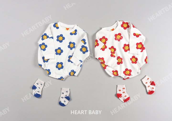 Heart Baby - Korean Baby Fashion - #babygirlfashion - Daisy Suit