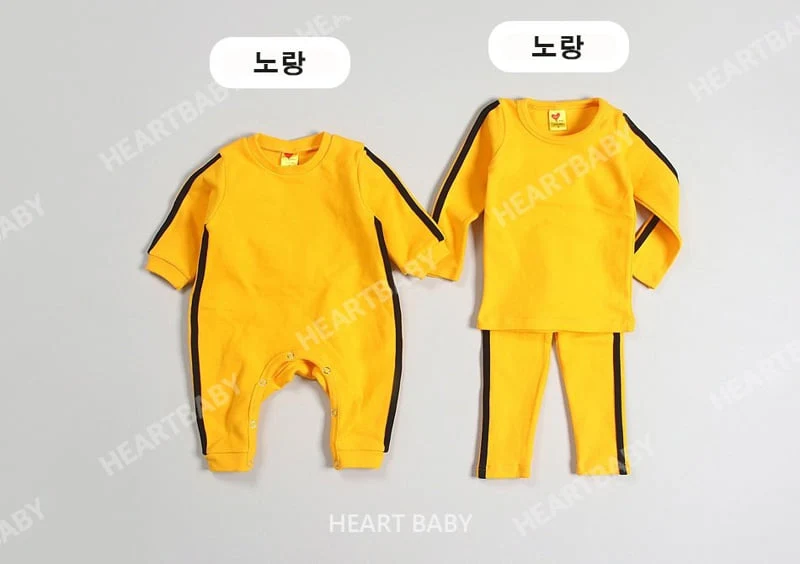 Heart Baby - Korean Baby Fashion - #babygirlfashion - Bruce Lee Suit