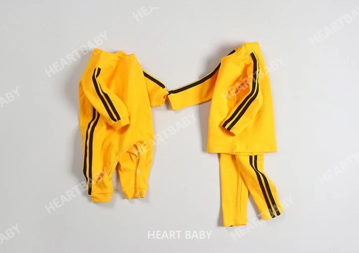 Heart Baby - Korean Baby Fashion - #babylifestyle - Bruce Lee Suit - 2