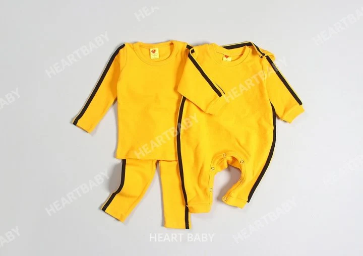 Heart Baby - Korean Baby Fashion - #babyoninstagram - Bruce Lee Suit - 3