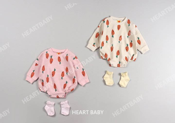 Heart Baby - Korean Baby Fashion - #babyootd - Carrot Suit - 2