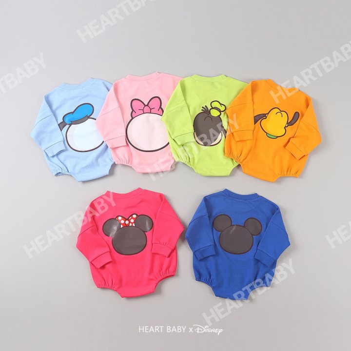 Heart Baby - Korean Baby Fashion - #babyootd - M Friends Face Suit