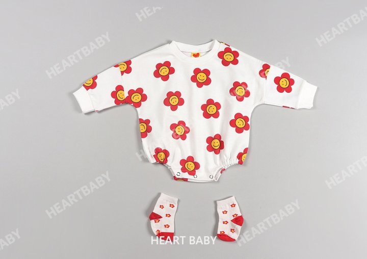 Heart Baby - Korean Baby Fashion - #babyoutfit - Daisy Suit - 6