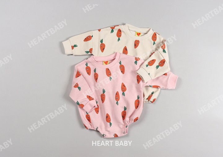 Heart Baby - Korean Baby Fashion - #babyoutfit - Carrot Suit - 3