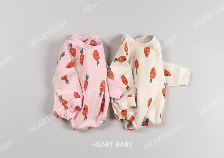 Heart Baby - Korean Baby Fashion - #babyoutfit - Carrot Suit - 4