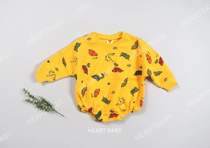 Heart Baby - Korean Baby Fashion - #onlinebabyshop - Dino Suit - 5