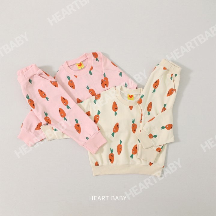 Heart Baby - Korean Children Fashion - #Kfashion4kids - Carrot Top Bottom Set - 3