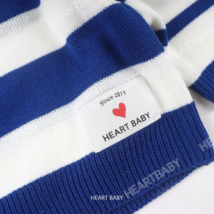 Heart Baby - Korean Children Fashion - #Kfashion4kids - Stripe Knit Tee - 10