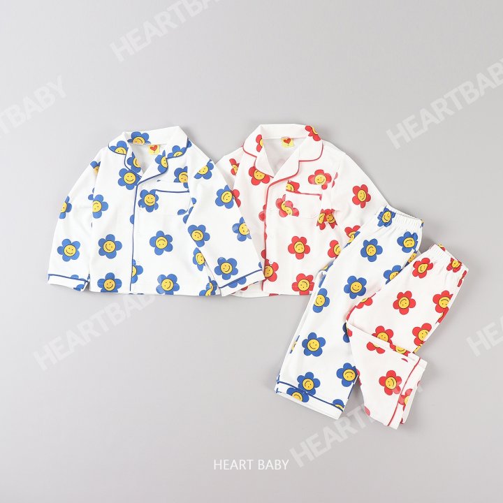 Heart Baby - Korean Children Fashion - #kidzfashiontrend - Daisy Pajama Set - 4