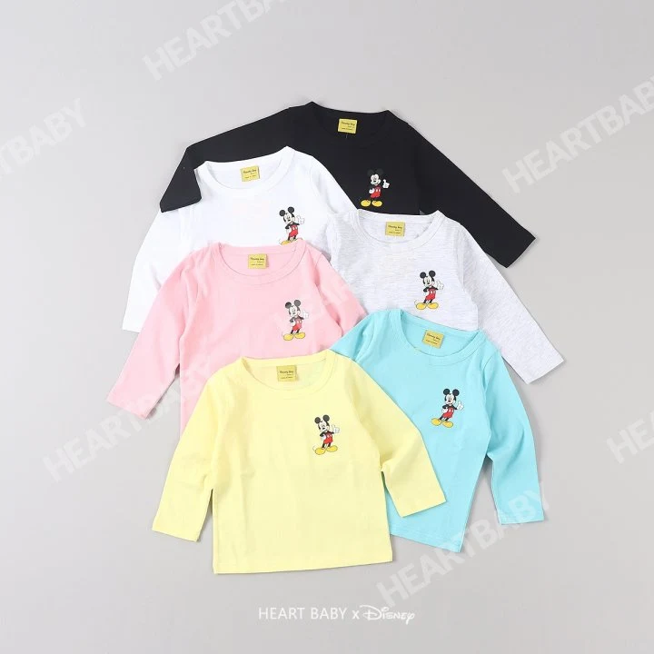 Heart Baby - Korean Children Fashion - #childofig - Thumb M Basic Tee - 7