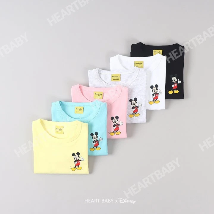 Heart Baby - Korean Children Fashion - #childrensboutique - Thumb M Basic Tee - 9