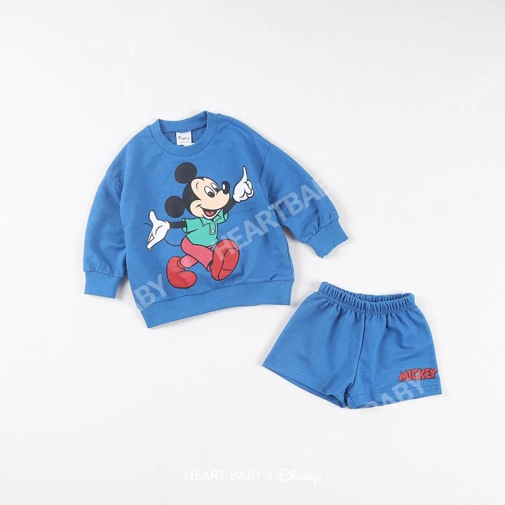 Heart Baby - Korean Children Fashion - #childofig - M Friends Shorts Top Bottom Set - 4