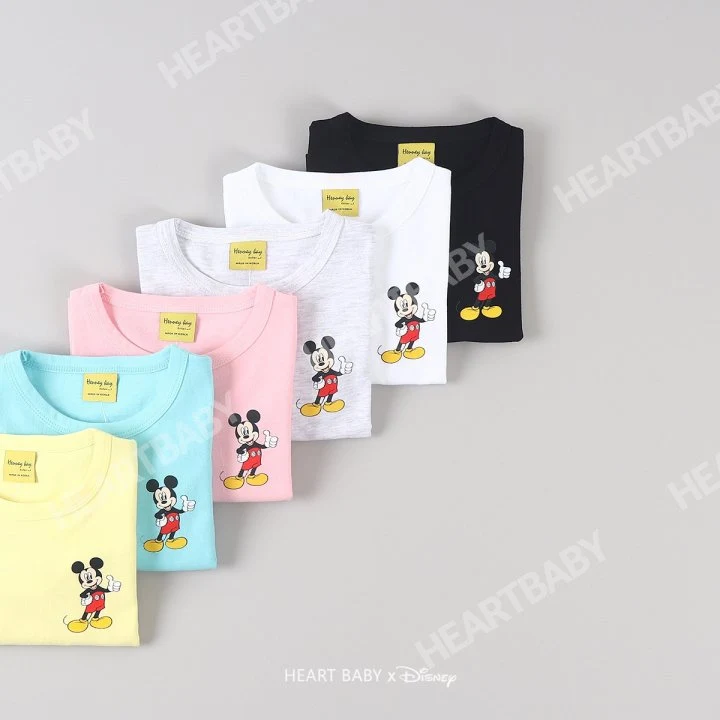 Heart Baby - Korean Children Fashion - #designkidswear - Thumb M Basic Tee - 10