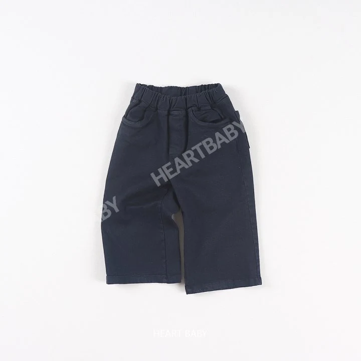 Heart Baby - Korean Children Fashion - #discoveringself - Wide Cotton Span Pants - 7