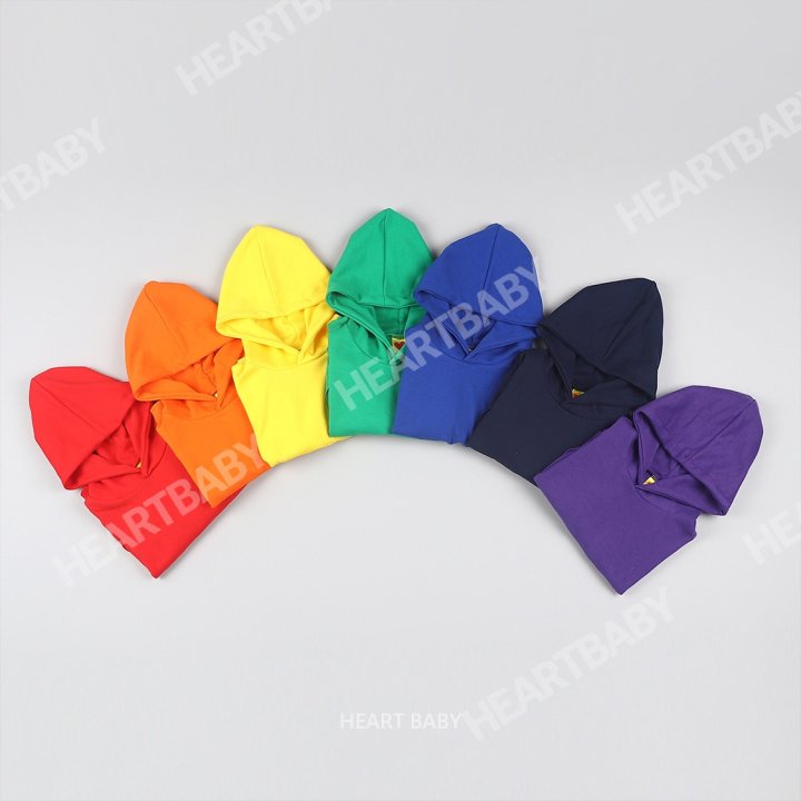 Heart Baby - Korean Children Fashion - #discoveringself - Rainbow Hoodie - 2