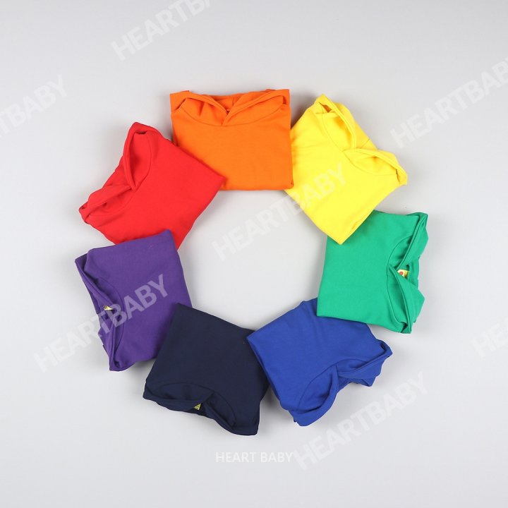 Heart Baby - Korean Children Fashion - #fashionkids - Rainbow Hoodie - 3