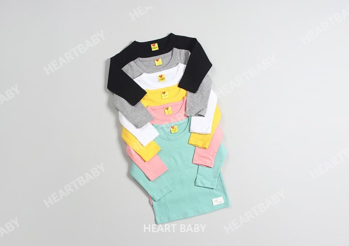 Heart Baby - Korean Children Fashion - #fashionkids - Heart Color Tee - 2