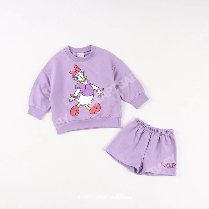 Heart Baby - Korean Children Fashion - #fashionkids - M Friends Shorts Top Bottom Set - 7