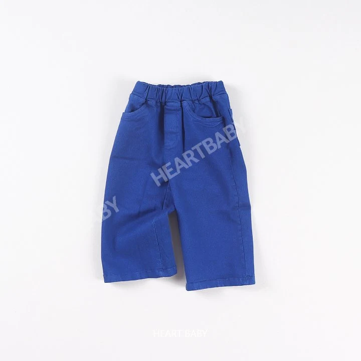 Heart Baby - Korean Children Fashion - #kidsshorts - Wide Cotton Span Pants - 9