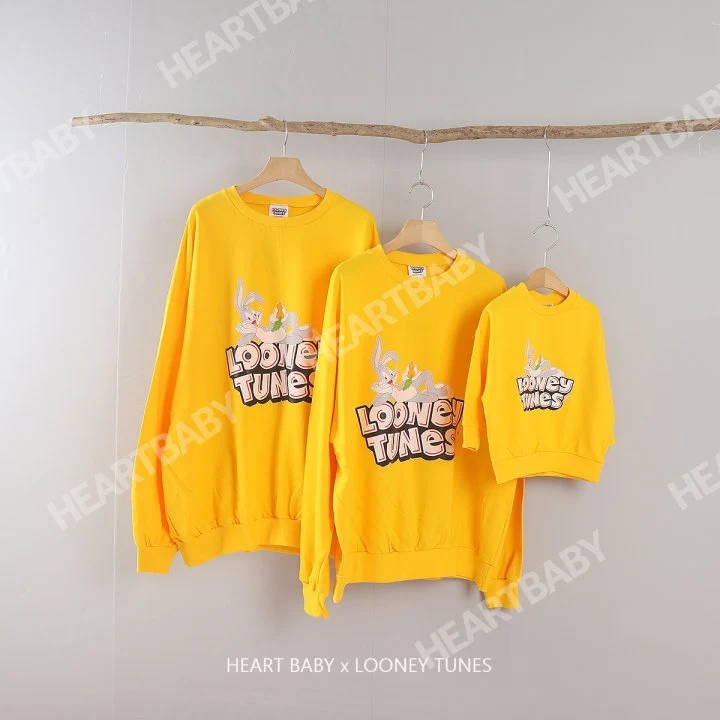 Heart Baby - Korean Children Fashion - #kidsshorts - Bunny Sweatshirts - 3