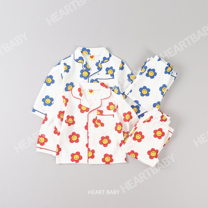 Heart Baby - Korean Children Fashion - #kidsstore - Daisy Pajama Set - 2