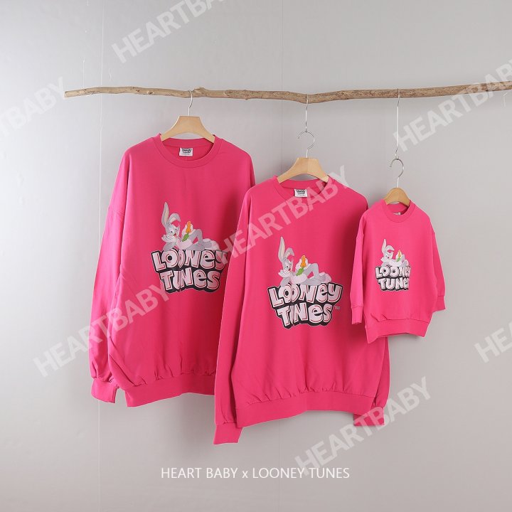 Heart Baby - Korean Children Fashion - #kidsshorts - Bunny Sweatshirts - 4