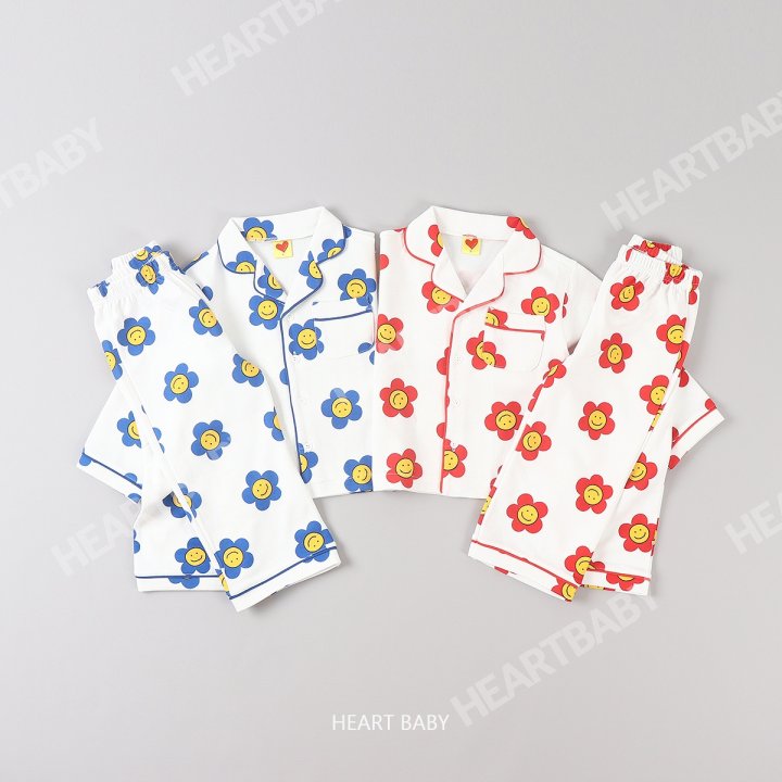 Heart Baby - Korean Children Fashion - #kidzfashiontrend - Daisy Pajama Set - 3