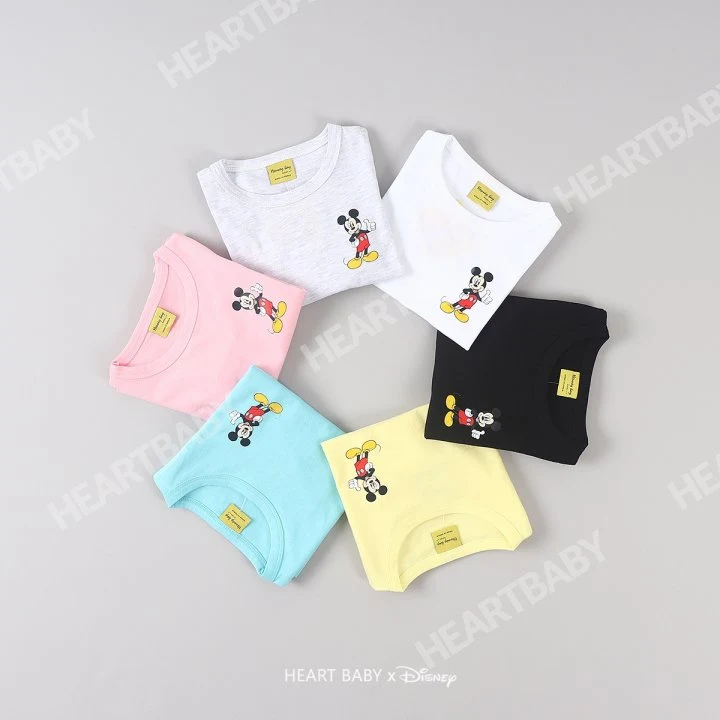 Heart Baby - Korean Children Fashion - #littlefashionista - Thumb M Basic Tee - 3