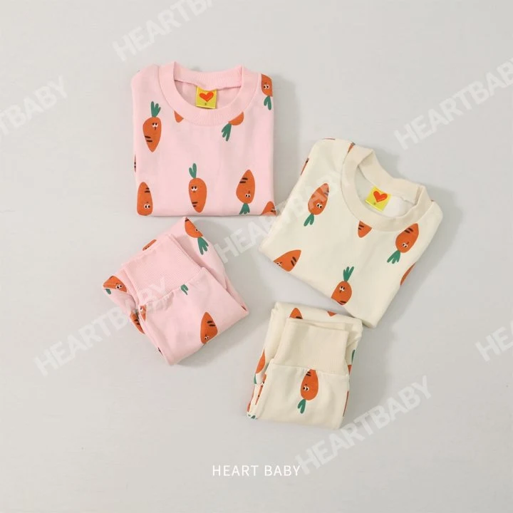 Heart Baby - Korean Children Fashion - #magicofchildhood - Carrot Top Bottom Set - 5