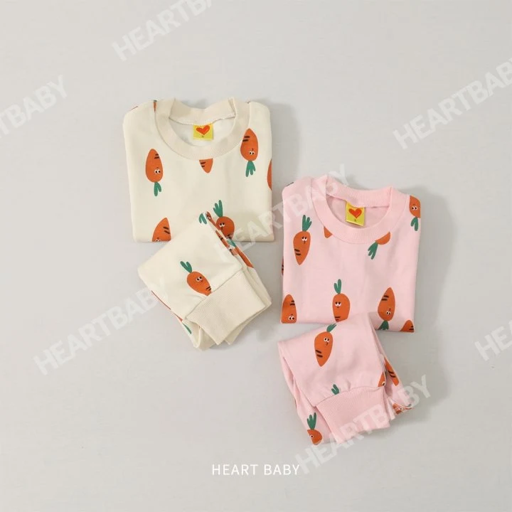 Heart Baby - Korean Children Fashion - #minifashionista - Carrot Top Bottom Set - 6