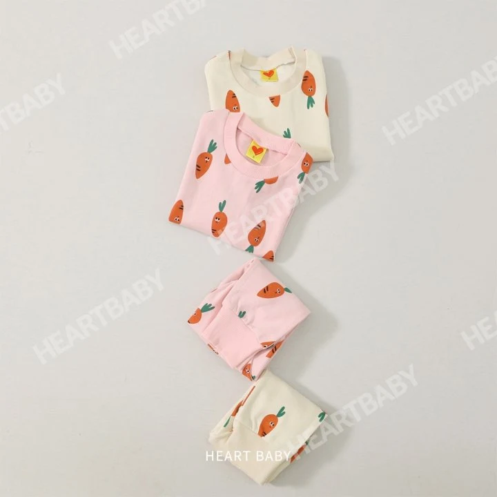 Heart Baby - Korean Children Fashion - #prettylittlegirls - Carrot Top Bottom Set - 7