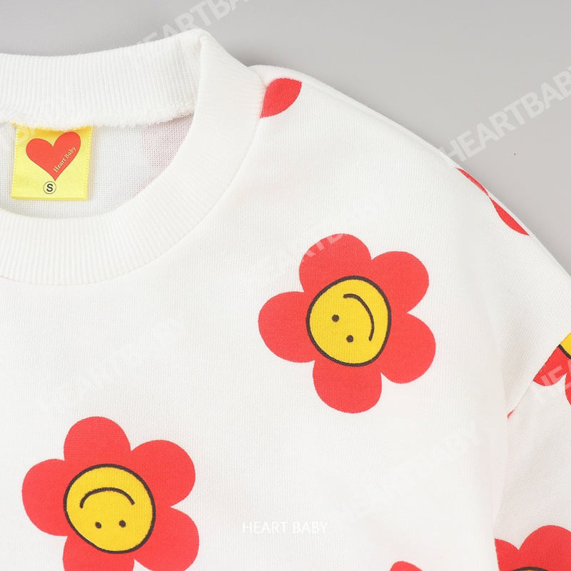 Heart Baby - Korean Children Fashion - #todddlerfashion - Daisy Top Bottom Set - 10